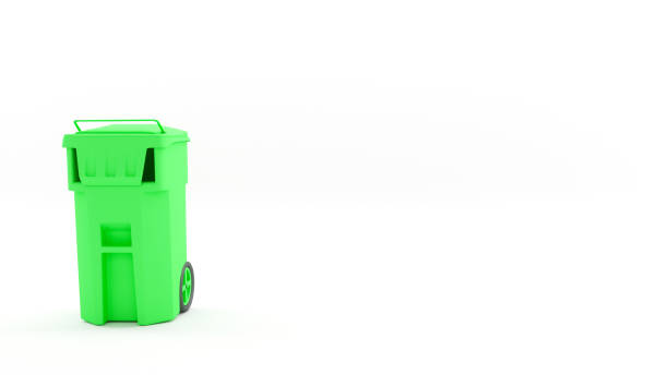 istock green dumpster located on the left side of the frame 1146452613