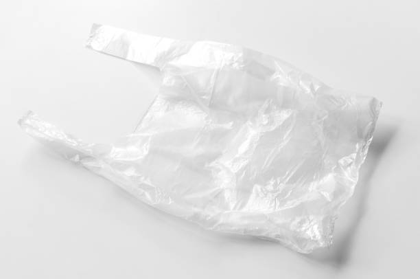 istock Transparent plastic shopping bag 1146460110