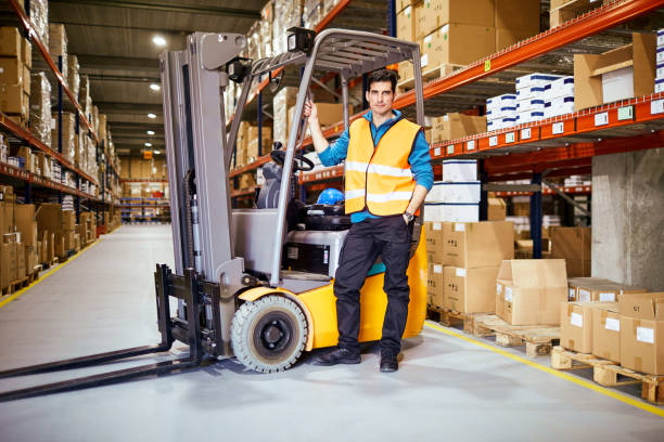 istock Lifestyle Warehouse and manual workers concepts.  Made in Barcelona. 1146461499