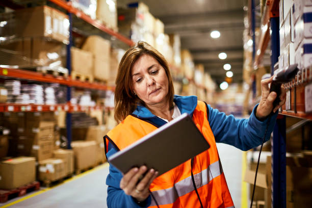 istock Lifestyle Warehouse and manual workers concepts.  Made in Barcelona. 1146461526