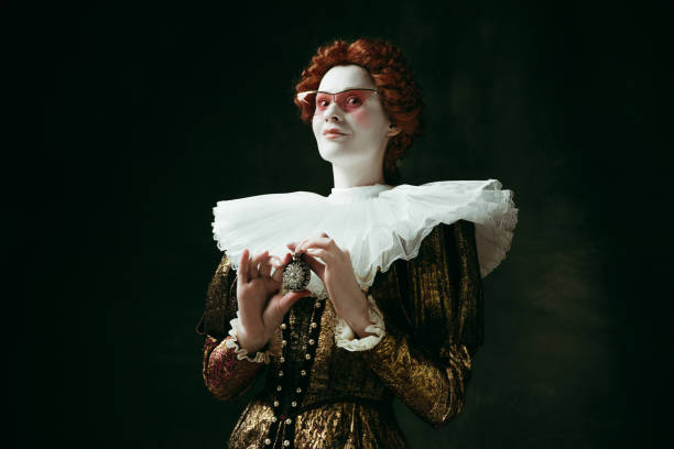 istock Medieval young woman as a duchess 1146462122