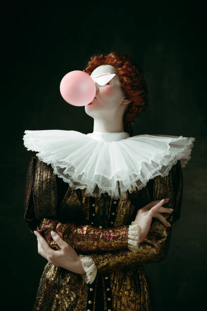 istock Medieval young woman as a duchess 1146462139