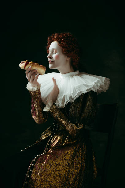 istock Medieval young woman as a duchess 1146462162