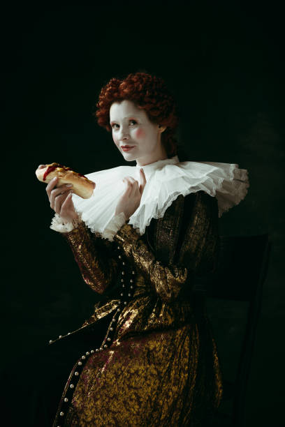 istock Medieval young woman as a duchess 1146462175