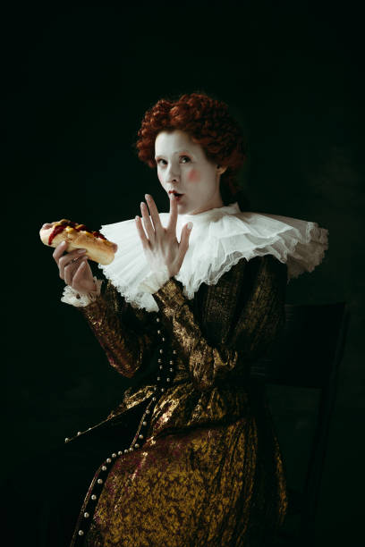 istock Medieval young woman as a duchess 1146462180