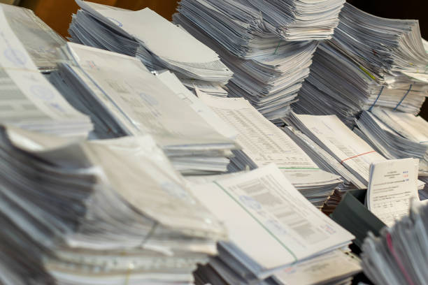 istock pile of paper documents in the office 1146467921