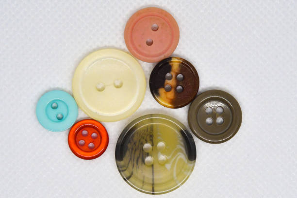 istock Set of Various Sewing Colorful Plastic Buttons 1146481501