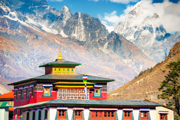 istock Tengboche Monastery in Himalaya mountains, Nepal 1146482267