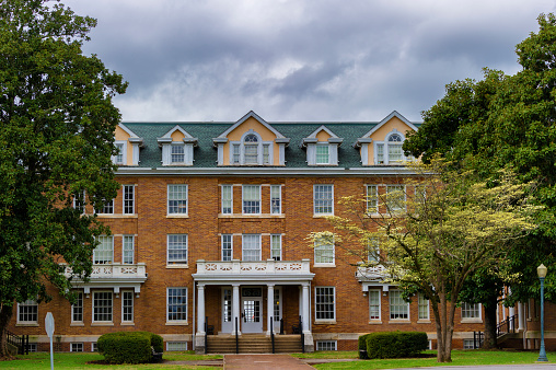 Maryville, Tennessee, USA - April 4, 2019:  Campus of Maryville College in Maryville, Tennessee