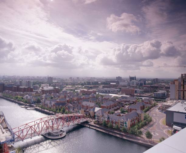 manchester landscape stock photo