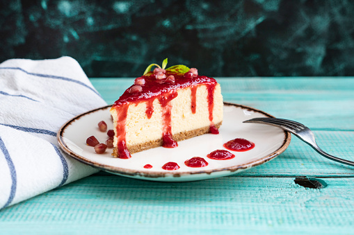 Pomegranate Cheesecake