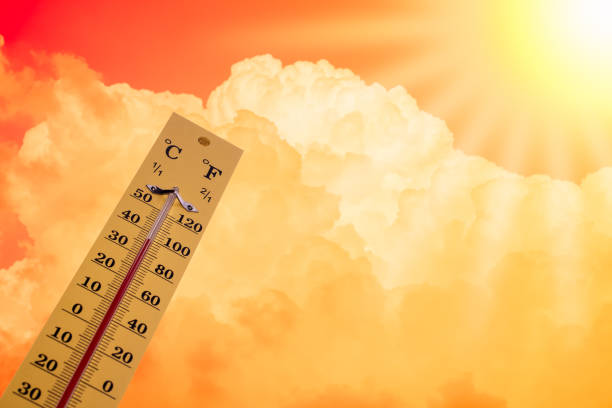 istock Thermometer shows high temperature in summer 1146489964
