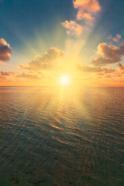 istock Maldives,  tropical sea background sunset 1146490272