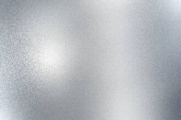 istock Scratches old silver metal wall, abstract texture background 1146491568