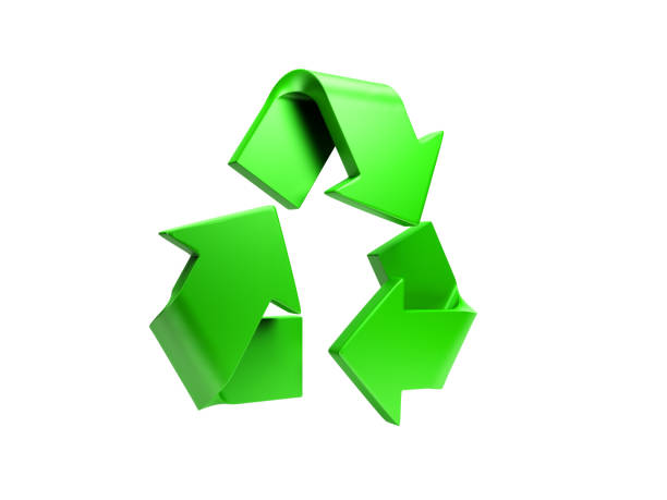 istock volumetric green recycling sign 3d render on white no shadow 1146491883