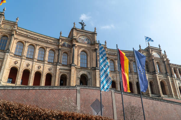 Parliament Bavarian do estado - foto de acervo