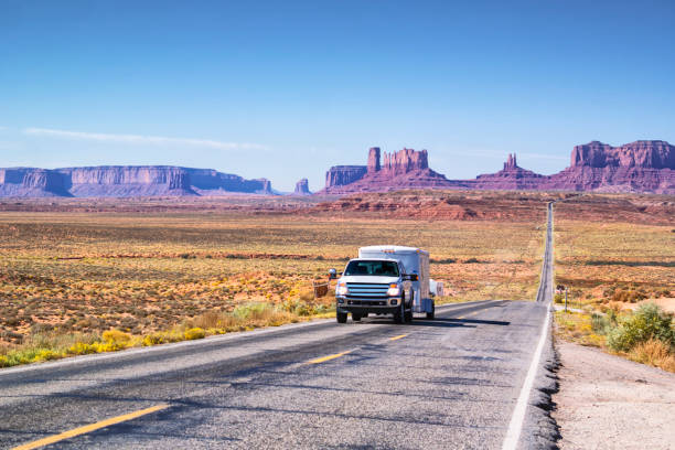 istock RV traveling at Arizona 1146494590