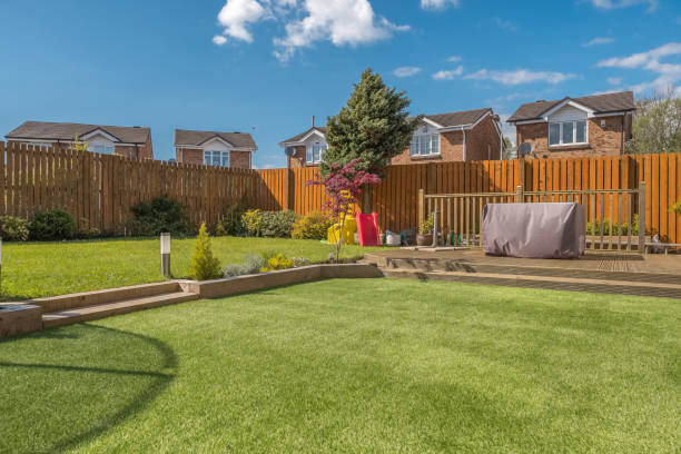 istock Newly Constructed Modern Landscaped garden 1146496724