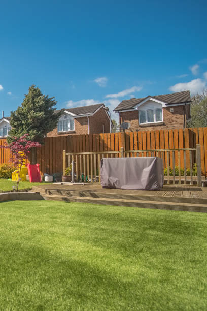 istock Newly Constructed Modern Landscaped garden 1146496728