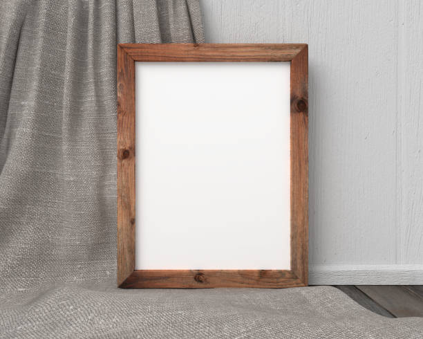 istock Wood Frame Mockup Farmhouse Sign 1146510484