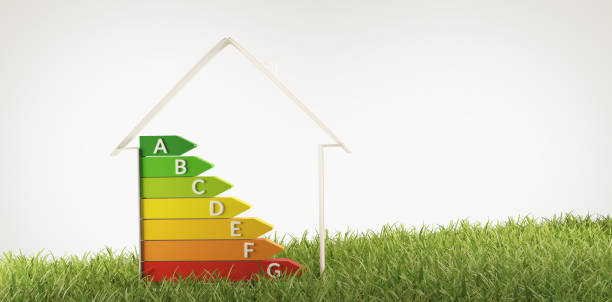 istock 3d-illustration symbol house energy efficiency 1146512653