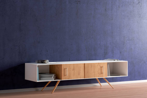 istock TV cabinet in modern living room 1146517204