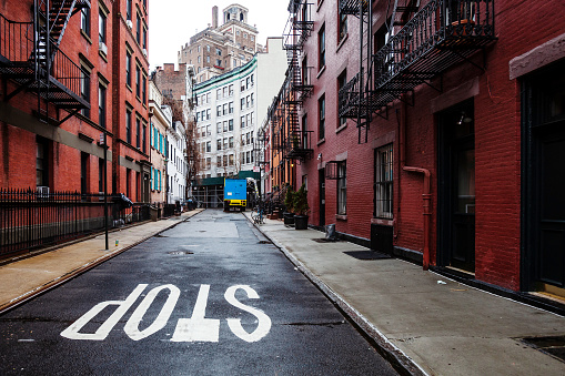 Gay Street in Greenwich Village - Manhattan, New York