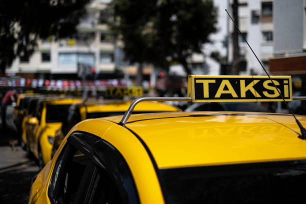 istock Turkish Yellow Taxies 1146520780