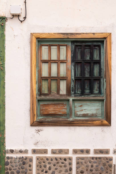 istock Window with a green frame, Tenerife 1146522296