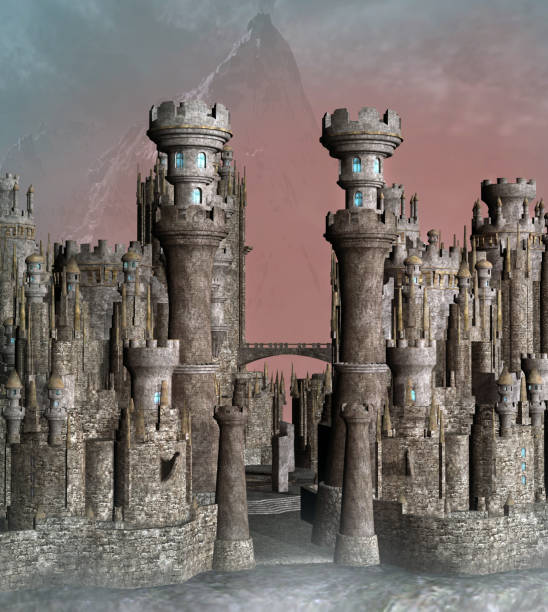 istock Ancient kingdom in the mountains 1146523591