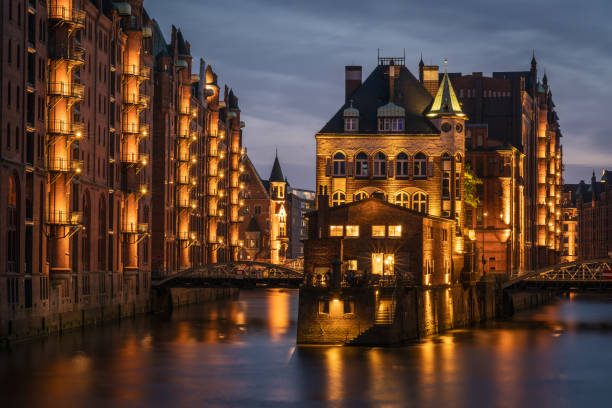 istock famous water castle (Wasserschloss) after sunset 1146532817