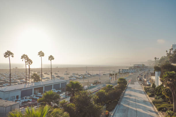 istock View of Santa Monica beach and Pacific Coast Highway 1146533183