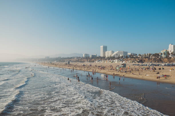 istock View of Santa Monica beach. 1146533815