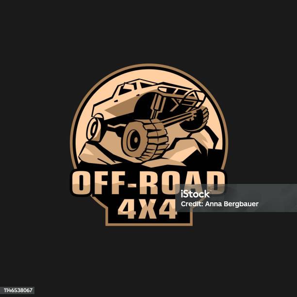 Offroad Club Logo Stock Illustration - Download Image Now - Dirt Road, Off-Road Racing, Logo