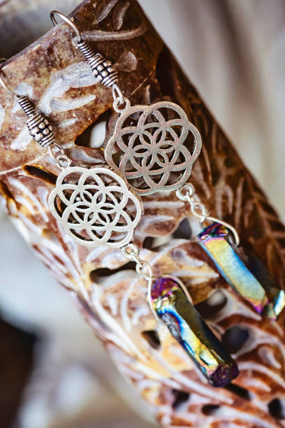 istock Spiritual sacred geometry earrings 1146539851