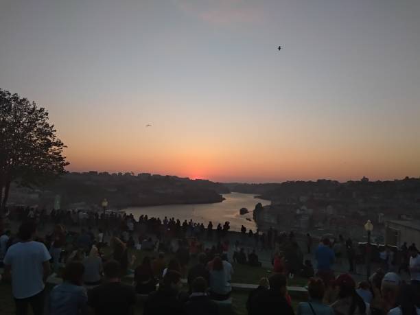 istock Sunset in Oporto, Portugal 1146544400