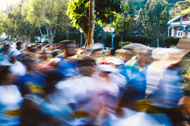 istock Blurred crowd on the street 1146544537