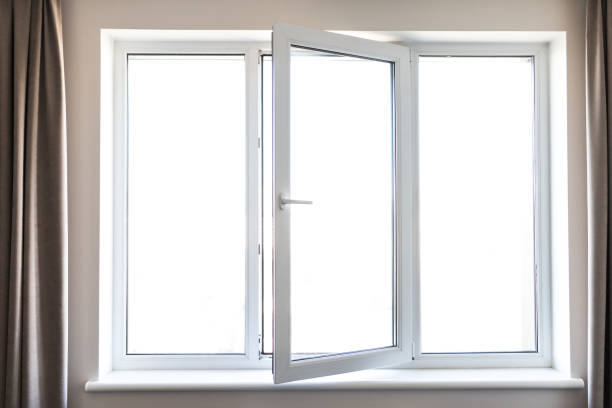 istock White metal-plastic windows of balcony in modern apartment 1146548292