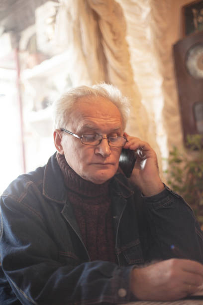 istock Memories. Senior man talking on cellphone 1146552788