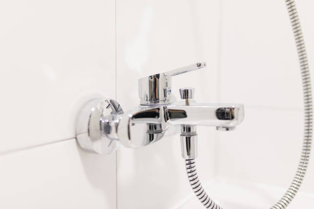istock Close up view of a modern bathroom 1146552796