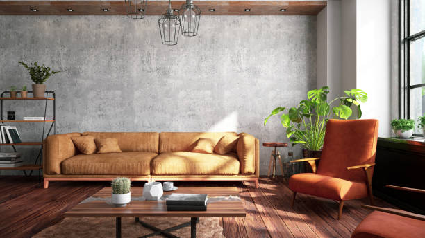 istock Modern Living Room with Sofa 1146553108
