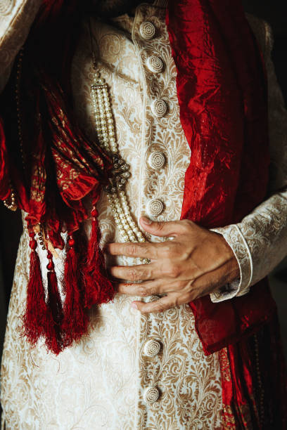 istock Hindu man is preparing for his wedding 1146559332