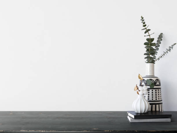 istock Wall interior mock up . Wall art. Scandinavian interior. 3d rendering, 3d illustration 1146561316