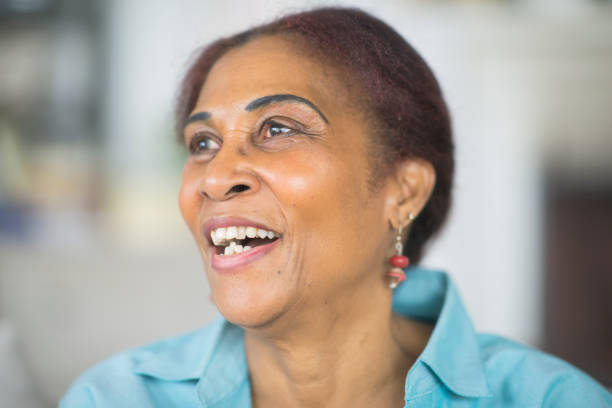 istock Laughing senior woman 1146576627