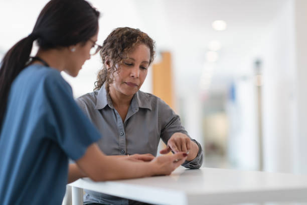 istock Woman meets with her female physician 1146576915