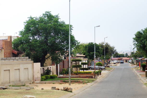 Residential area in Soweto Residential area in Soweto, south of Johannesburg, South Africa soweto stock pictures, royalty-free photos & images