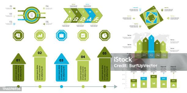 Information Chart Design Set For Business Presentation Concept Stock ...