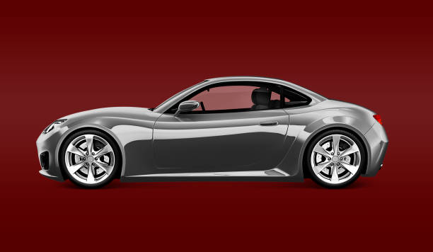 Gray sports car