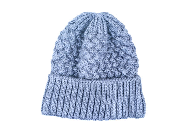 istock Knitted winter womens hat 1146601275