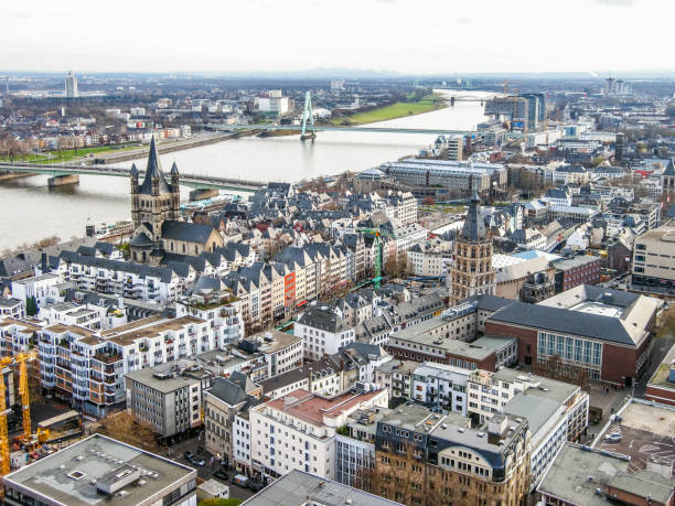 istock Cityscape view from the tower of Cologne Cathedral 1146606352